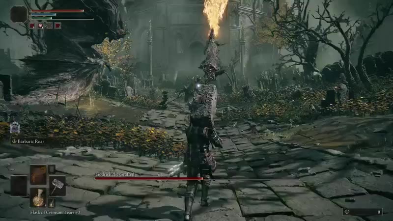 How to Beat Elden Lord Godrick the Grafted in Stormveil Castle