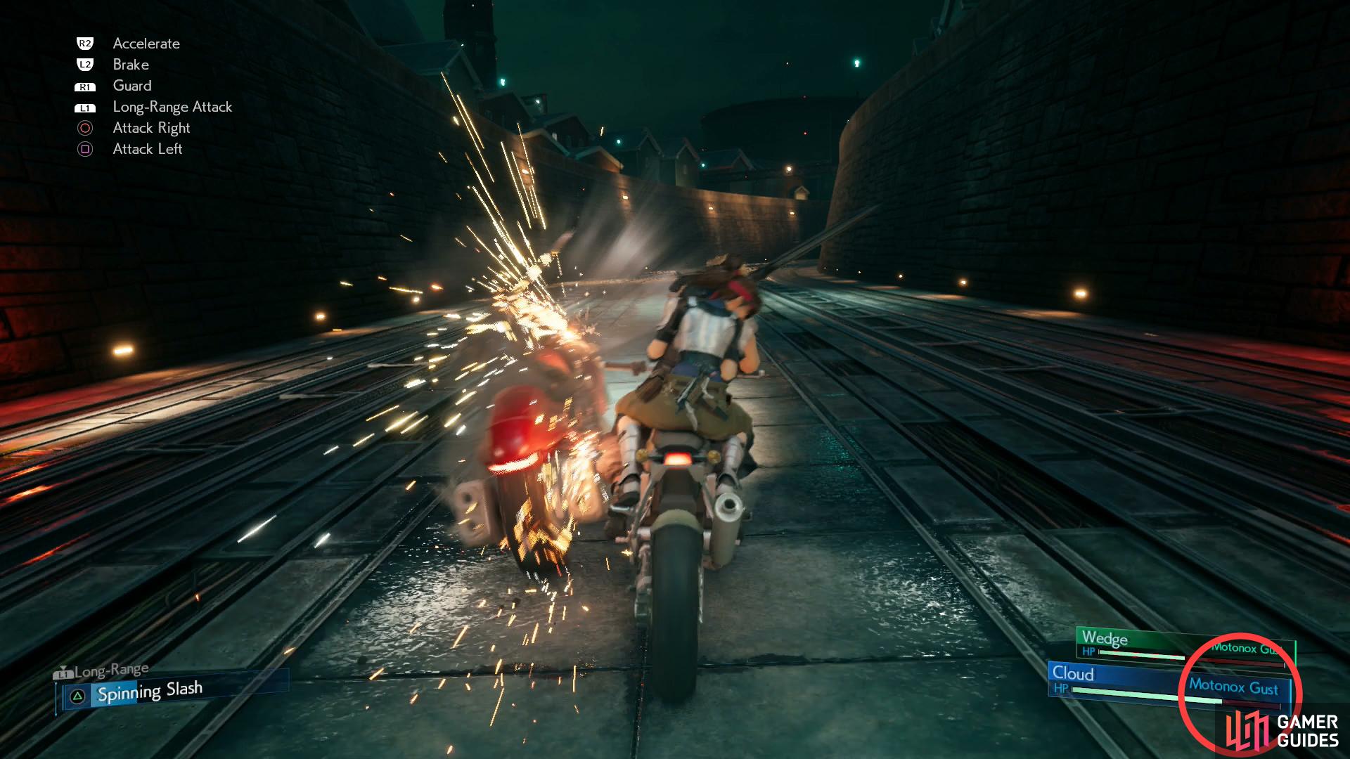 Clear the motorcycle segment with around 75% HP remaining to secure the &ldquo;Biker Boy&rdquo; trophy.