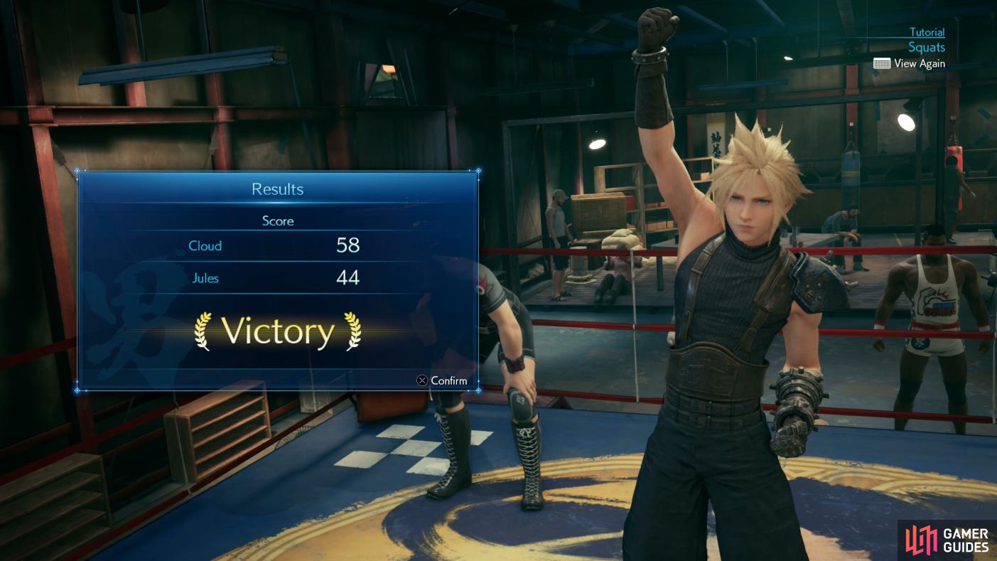 With a little practice you should be able to defeat Jules and prove you&rsquo;re the best at squats, earning the &ldquo;Sultan of Squat&rdquo; trophy.