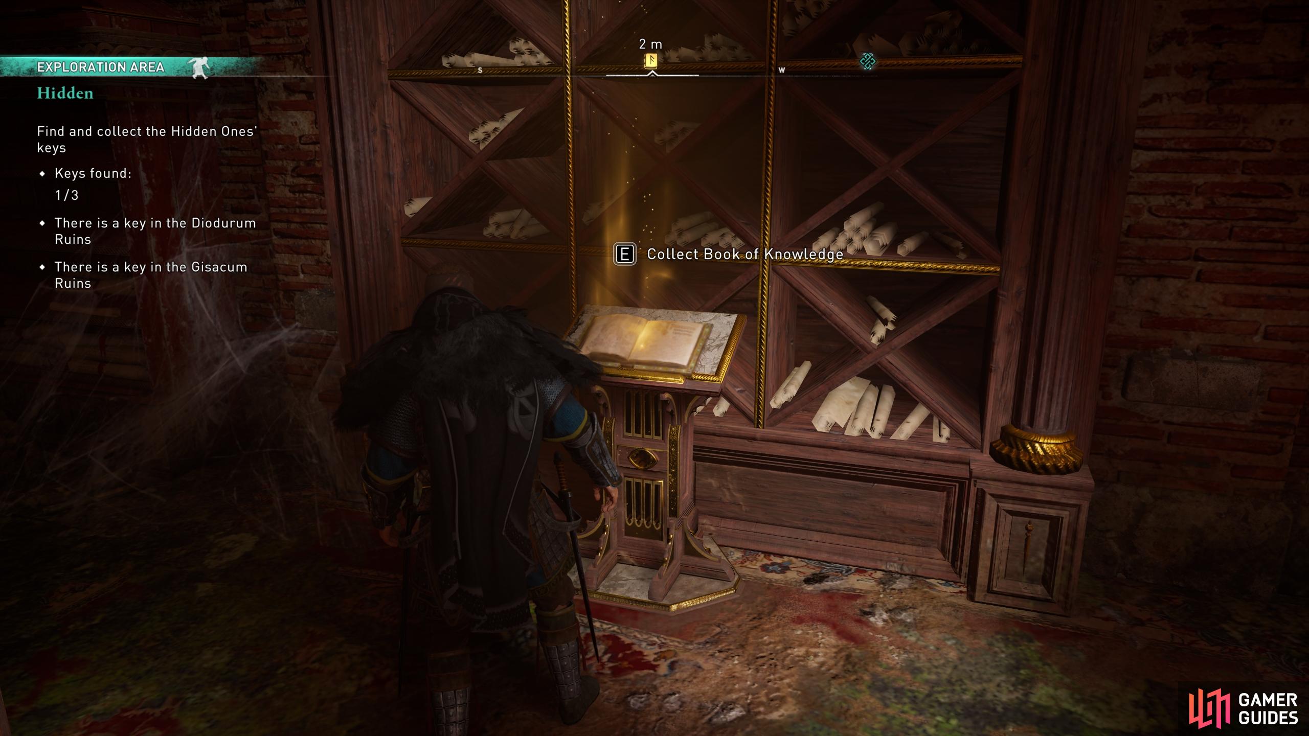 You&rsquo;ll find a Book of Knowledge within the bureau, providing the Golden Flame ability.