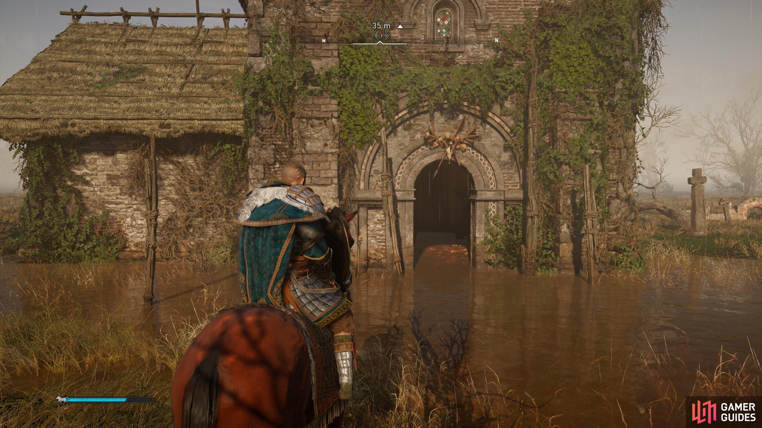 You&rsquo;ll find the chapel in the centre of the marshland.