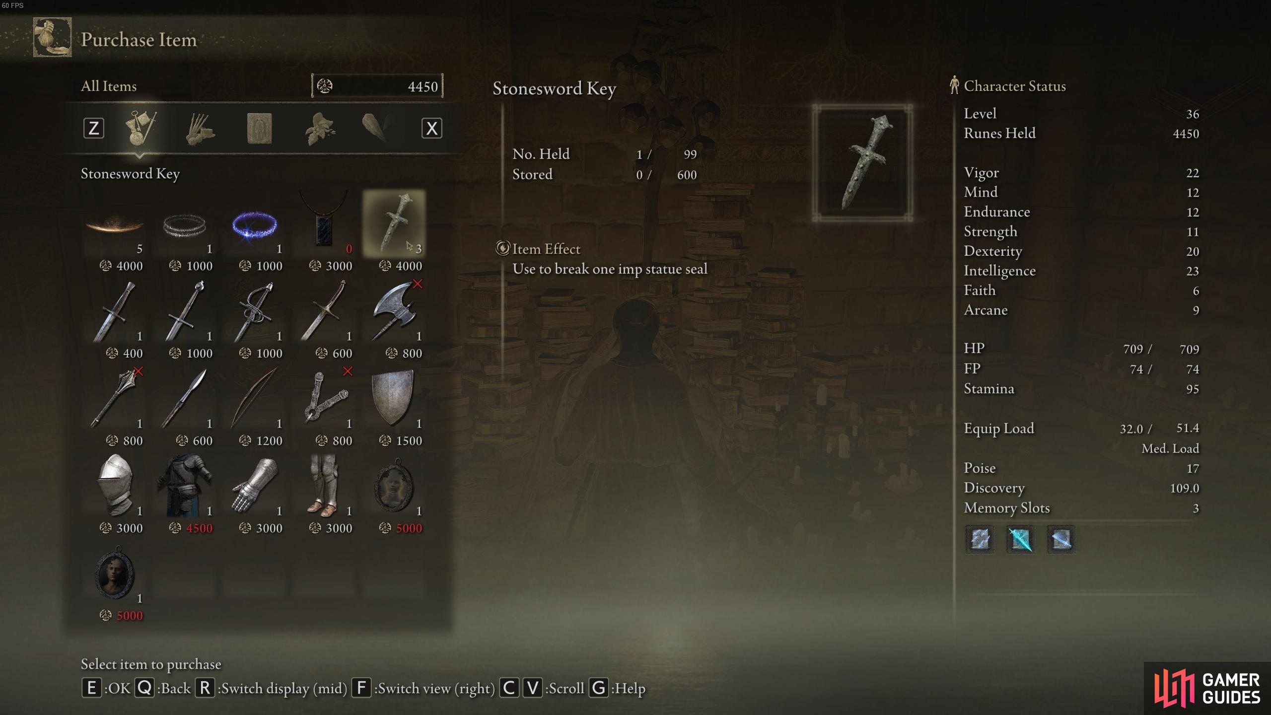 You can purchase a Stonesword Key from the Twin Maiden Husks at the Roundtable Hold.