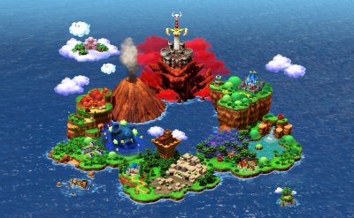 Super Mario RPG map