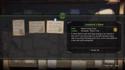 Livestock's Bane Job