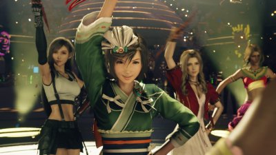 Tifa, Yuffie and Aerith.