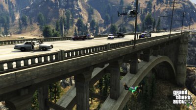 Bridge jumping