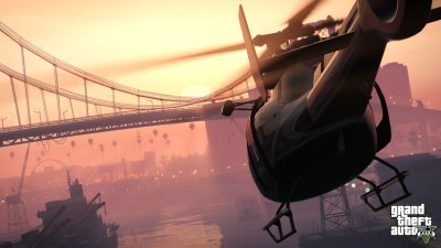 Flying through the port