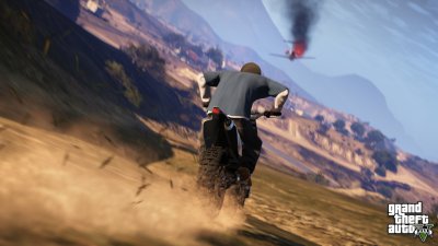 Franklin chases a downed plane