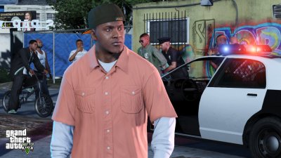 franklin dealing with cops