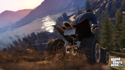 Franklin on a quad