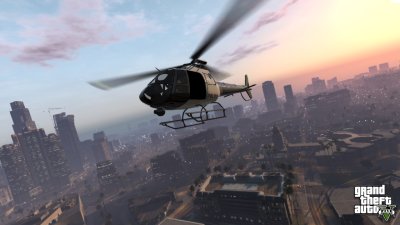 LSPD helicopter over los santos