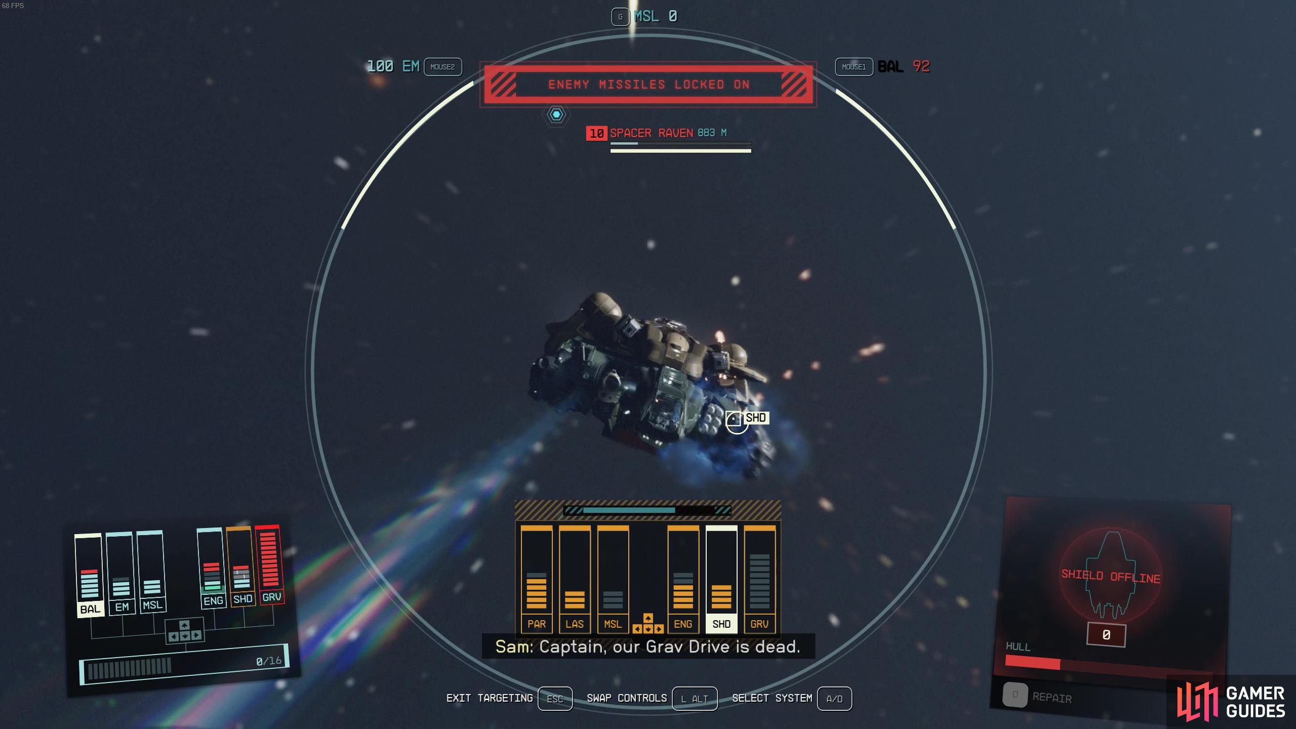 You&rsquo;ve got several Spacer ships to deal with at Altair I and Altair V. 