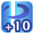 "Avoid +10" icon