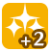 "Luck +2" icon