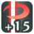 "Dodge +15" icon