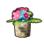 "Red Flower Pot" icon