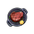 "Sizzling meat" icon