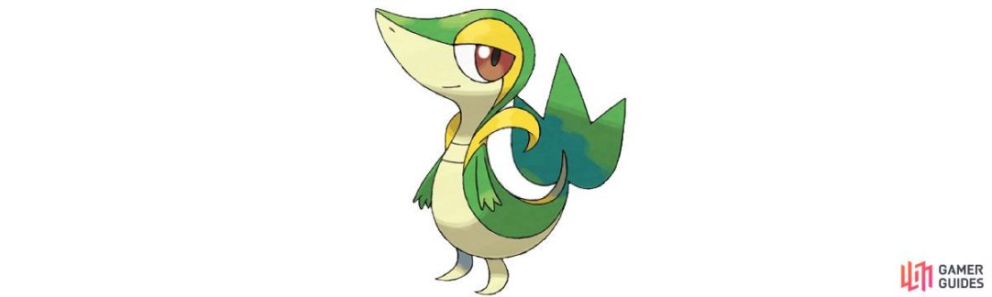 Snivy is a grass type.