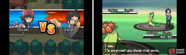Cheren is back with stronger Pokemon. He just doesn&rsquo;t give up.