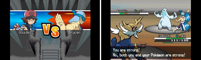 You&rsquo;ve probably gathered what type Brycen uses. Fire, Fighting, Rock and Steel Pokemon will have no problems.