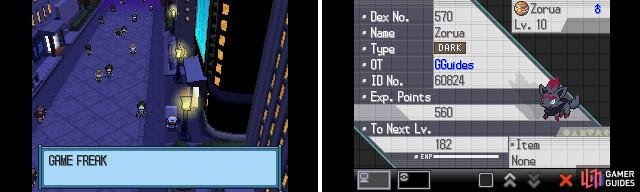 A sneaky Zorua can be found in the GAME FREAK office.