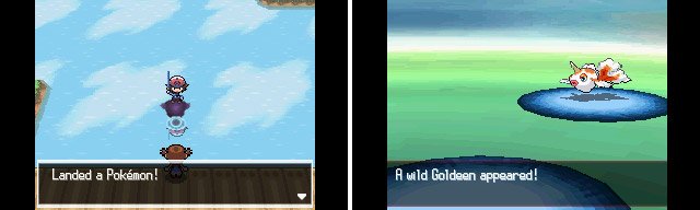 It may not be obvious, but you can use the Super Rod where there&rsquo;s rippling water.