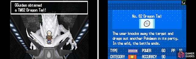 As you may have experienced in the previous battle, Dragon Tail is useful for switching the opponent&rsquo;s Pokemon to a different one. It can also be used to end wild battles.
