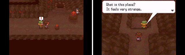 After you&rsquo;ve thrashed the Elite Four and obtained the Magma Stone, you can return here to encounter Heatran.