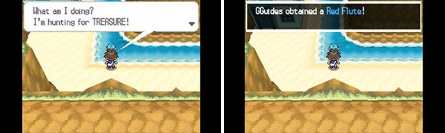 Coloured Flutes can be sold to the item maniac living in Undella Town. Hmm, isn&rsquo;t that nearby?