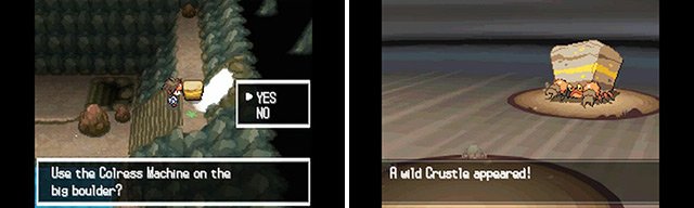 Battling Crustle, the Bug/Rock Pok&eacute;mon.