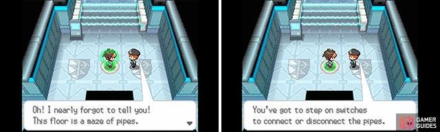 Another thing: once you&rsquo;ve stepped on a switch on a pipe, it will remain depressed until you press another switch. So if switch A is depressed, pressing switch B will make switch A pop out again.