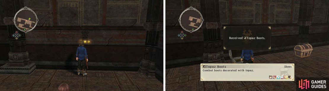 Remove the walls with Edna&rsquo;s Giants Strength to collect some chests.