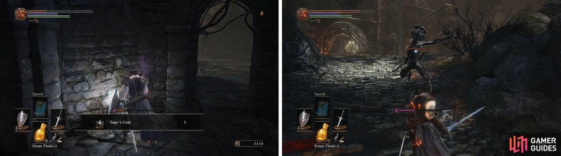 Make sure to pick up the Sage&rsquo;s Coal and then head up the hill nearby.