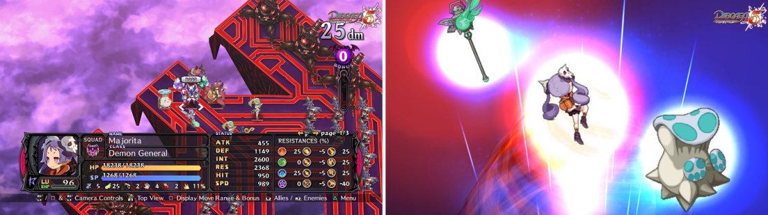 Majorita and her army of Undead have returned (left). She&rsquo;ll also get an added boost from Magichanging with four monsters (right).