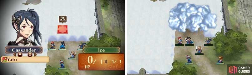 The ice only has 1 &ldquo;hit point&rdquo; so it&rsquo;s easy to break.