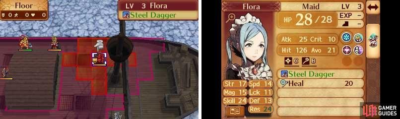 The boss is Flora, your retainer in Nohr, and Felicia&rsquo;s sister.