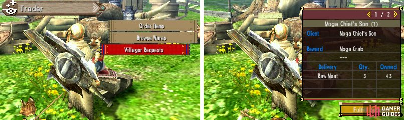 Villager requests, via Neko (means &ldquo;Cat&rdquo;).