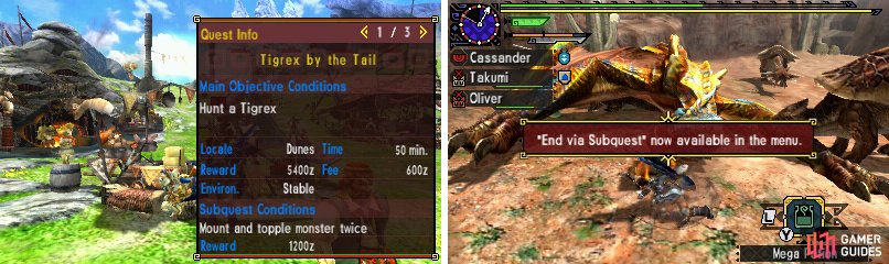 View subquests from &ldquo;Quest Info&rdquo; in the menu.