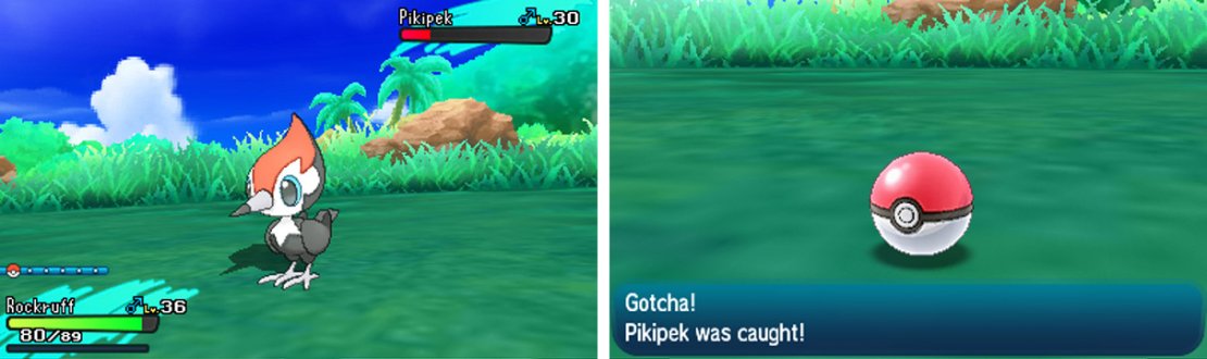 After catching a Pok&eacute;mon, you can give it a nickname if you desire.