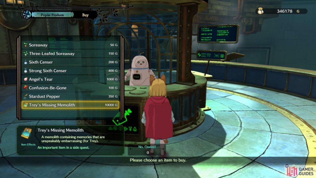 Getting Trey&rsquo;s memolith back will set you back 10,000 guilders