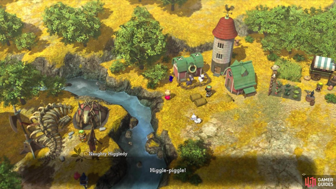 Location of one of the Higgledies