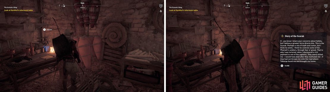 The Informant&rsquo;s Table will tell you all you need to know about the kind of man The Scarab is.