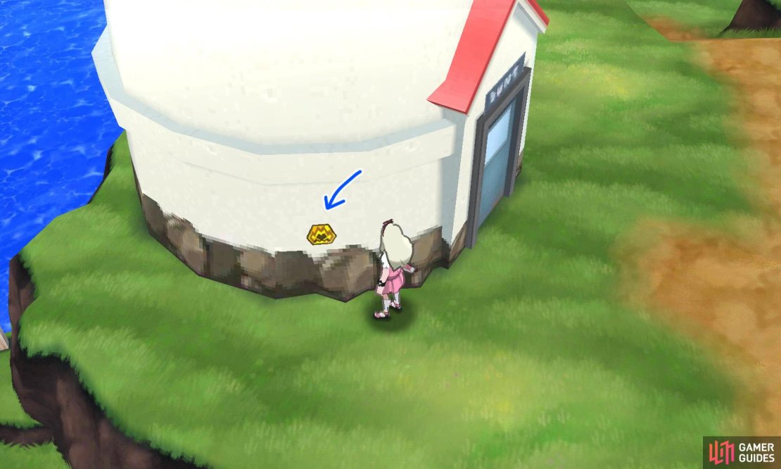 Lighthouse wall, accessed via Diglett&rsquo;s Tunnel (requires Machamp Shove).