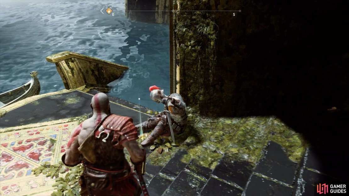 Find this on the east dock at T&yacute;r&rsquo;s Temple.