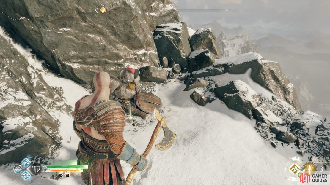 Look to the left of the Hel&rsquo;s Bramble to find this Artefact.
