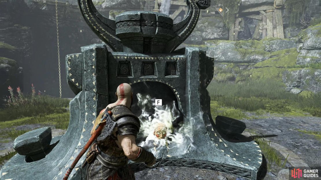 You&rsquo;ll need to have Atreus destroy the mask to free the dragon.
