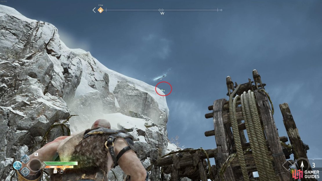 There&rsquo;s a Raven hiding near Sindri&rsquo;s lift.