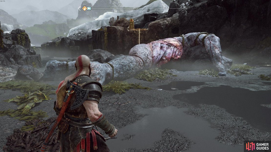 You can&rsquo;t miss the mound containing the treasure next to the Troll&rsquo;s remains.