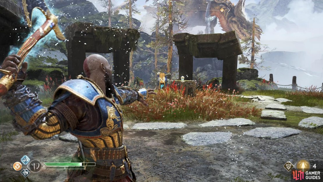 You can destroy the second statue after dealing with the Dark Elf.