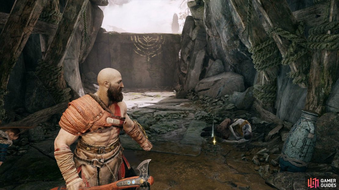 This Artefact is found just as you&rsquo;re exiting the cave with the spike traps.